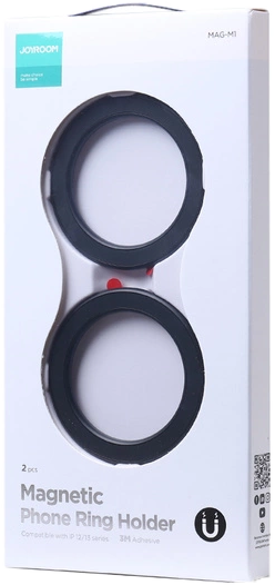 حامل مغناطيسي للهاتف من جوي روم  , أسود , MAG-M1