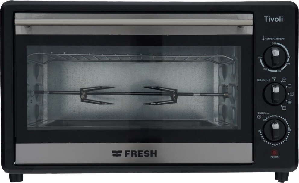 فرن كهربائي فريش، 45 لتر، بشواية، 1800 وات، أسود كاسا، FR-4503R