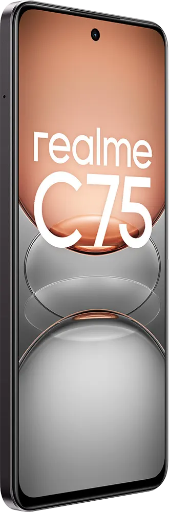 Realme C75 Dual SIM, 256GB Memory, 8GB RAM, 4G LTE, Storm Black