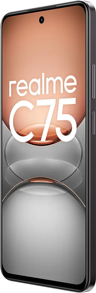 Realme C75 Dual SIM, 256GB Memory, 8GB RAM, 4G LTE, Storm Black