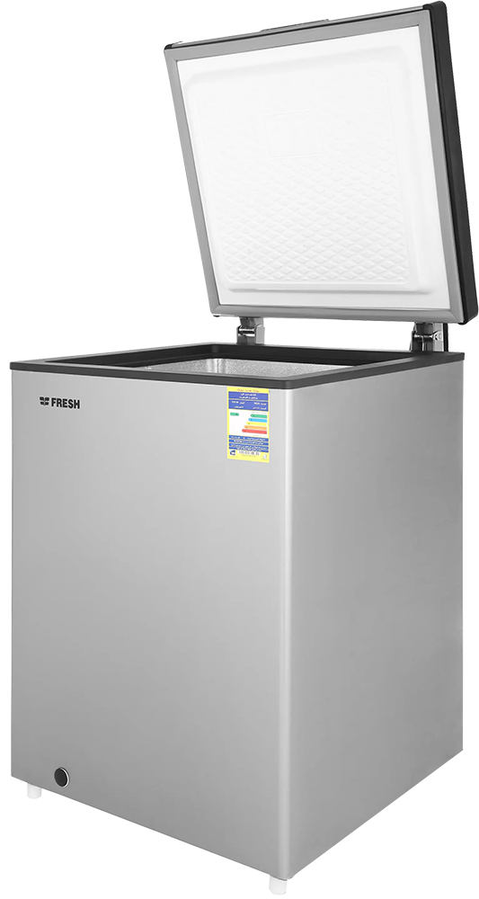 ديب فريزر افقي فريش اكسترا ماجيك ديفروست ، سعة 145 لتر ، سيلفر ، FDF - 190