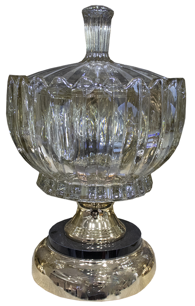 بونبنيرة زجاج عسلى ، حجم متوسط ، موديل 3839