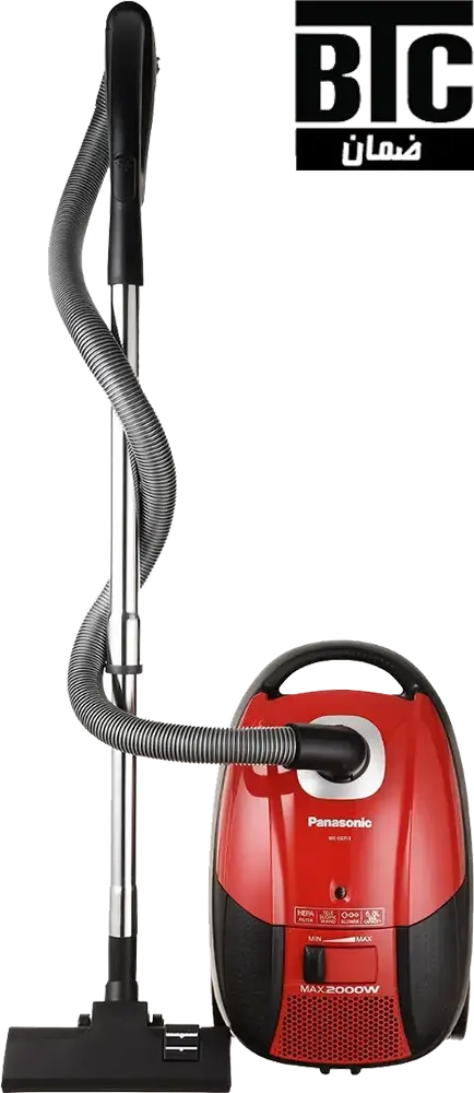 Panasonic Malaysian Vacuum Cleaner, 2000 Watt, 6 Liter, Red, VC19604B, (Baghdad BTC Warranty)