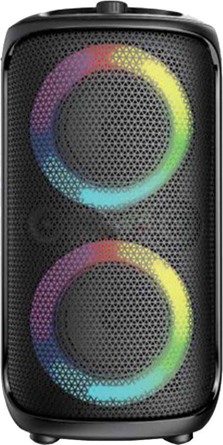 سماعة صب ووفر لاسلكي ميدياتك، 40وات، 1.0 قناة ،اضاءة rgb، ريموت كنترول، MT-S233