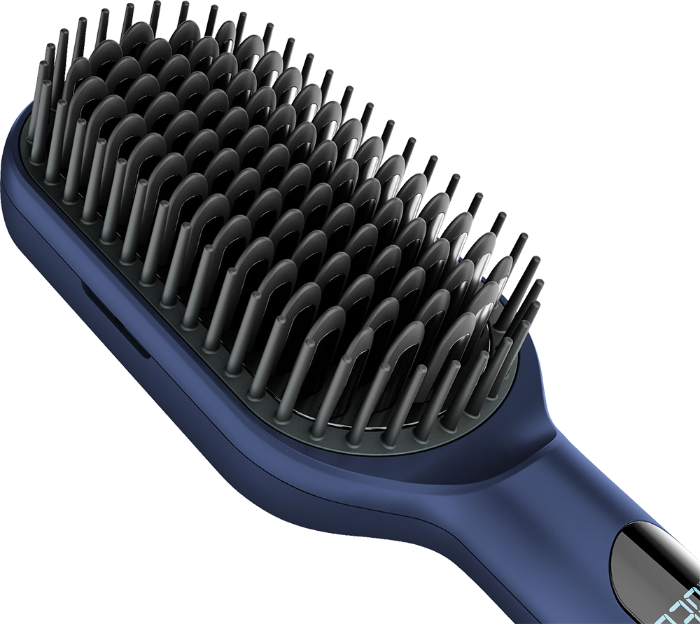 فرشاة فرد الشعر من راش براش ، شاشة ليد ،35 اعداد للحرارة، لون أزرق، S3 Infra