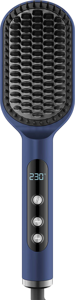 فرشاة فرد الشعر من راش براش ، شاشة ليد ،35 اعداد للحرارة، لون أزرق، S3 Infra