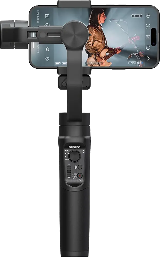 حامل تثبيت للهواتف الذكية من هوهيم أي ستيدي بلس موبايل 2024 ، قابل لإعادة الشحن، أسود، ISM5