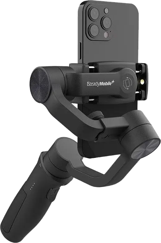 حامل تثبيت للهواتف الذكية من هوهيم أي ستيدي بلس موبايل 2024 ، قابل لإعادة الشحن، أسود، ISM5