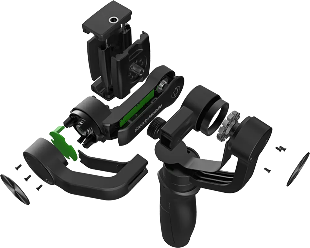 حامل تثبيت للهواتف الذكية من هوهيم أي ستيدي بلس موبايل 2024 ، قابل لإعادة الشحن، أسود، ISM5