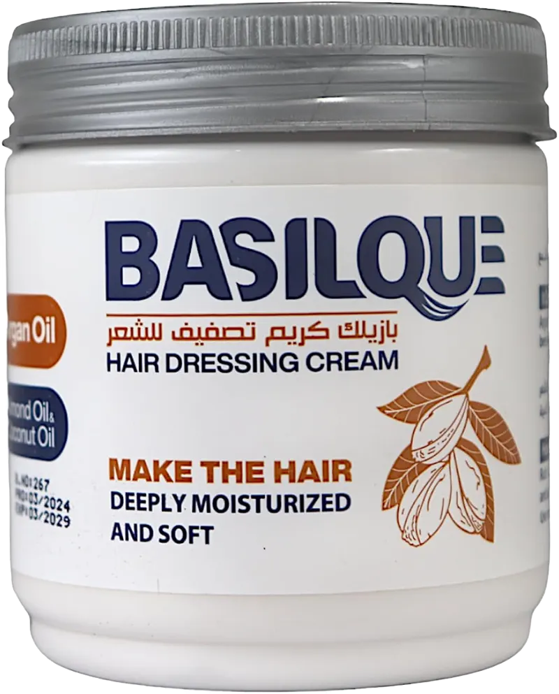 كريم شعر بازيلك لتصفيف الشعر بالارجان، 300 جم