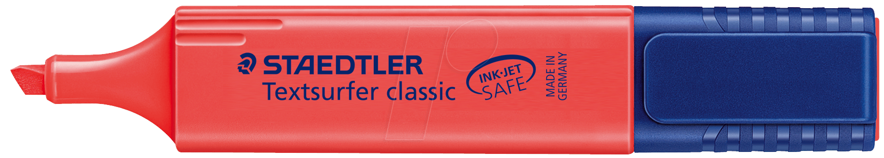 قلم هايلايتر ستيدلر فسفوري، أحمر، سن مشطوف، 364.2