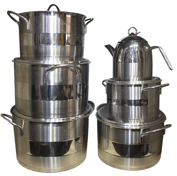 طقم حلل الاندلس تركى ، مكون من 12 قطعة ، استانلس ستيل ، فضي