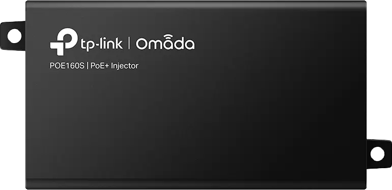 حاقن جيجابت PoE 802.3at-af من تي بي لينك، محول غير PoE الى PoE، لوازم PoE (15.4 وات) ، اسود، POE160S