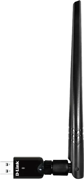 محول واي فاي USB دي لينك AC1300 ، ثنائي النطاق، USB 2.0، أسود، DWA-185