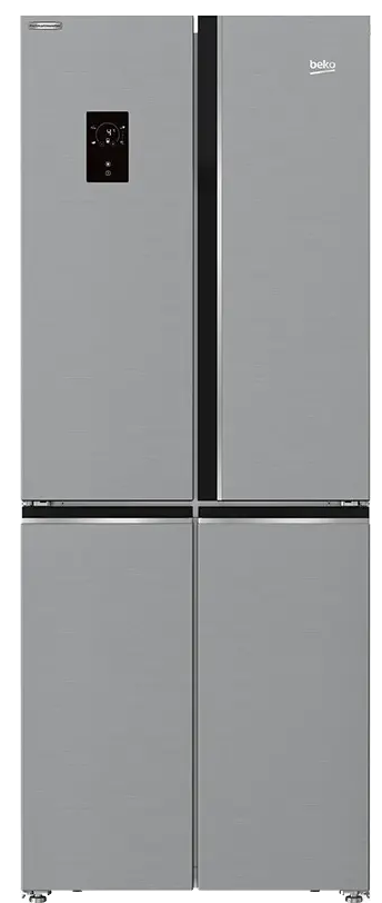 ثلاجة بيكو، نوفروست، 450 لتر، انفرتر، 4 أبواب، شاشة ديجيتال، استانليس ستيل ، GNE480E20ZXP