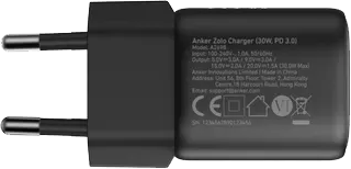 Anker Zolo Charger, Fast Charging, 30W, Type-C Port, Black, A2698L11