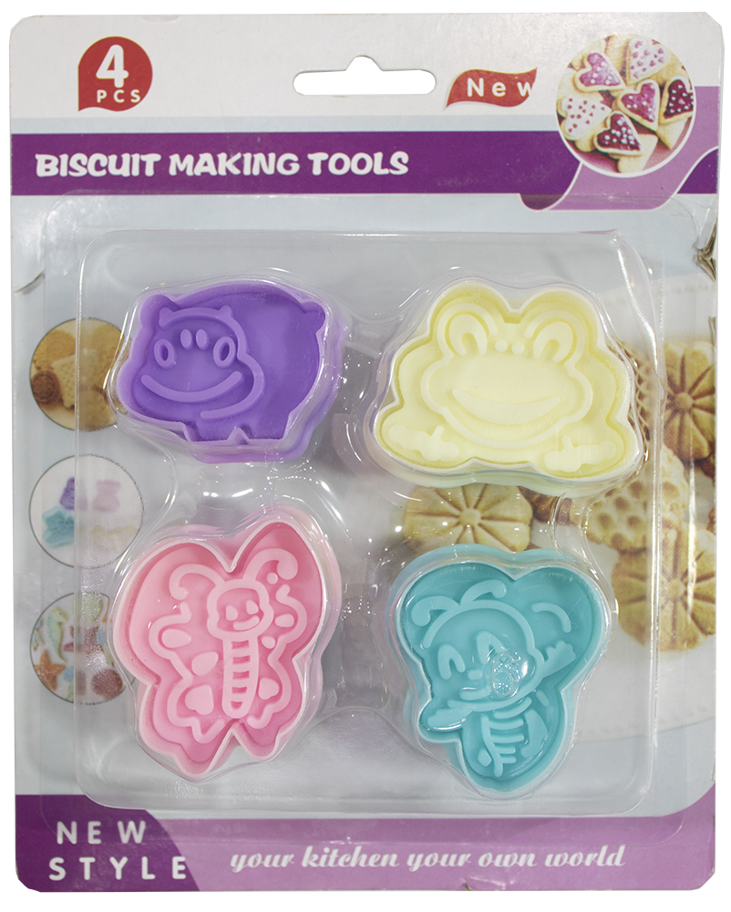 أشكال عجين بصامة سوستة ، مكونة من 4 قطع ، الوان متعددة