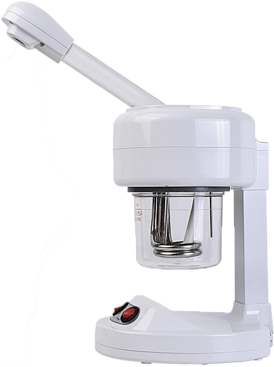 جهاز بخار هوم جولد للعناية بالبشرة، بخاخ اقبل للدوران360 درجة، أبيض، HG-606