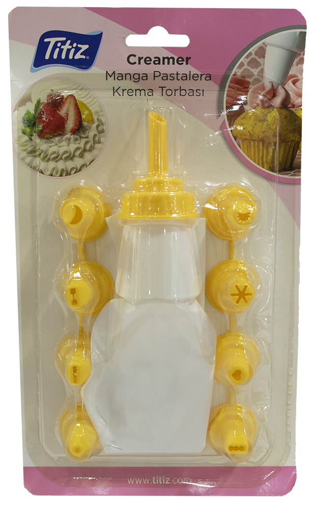 قمع كريمه بلاستيك من تيتيز ، الوان متنوعة ، 2410