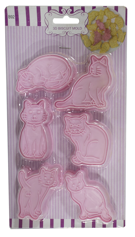 بصامة عجين الفهد ، اشكال مختلفة ، مكونة من 6 قطع ، مستورد