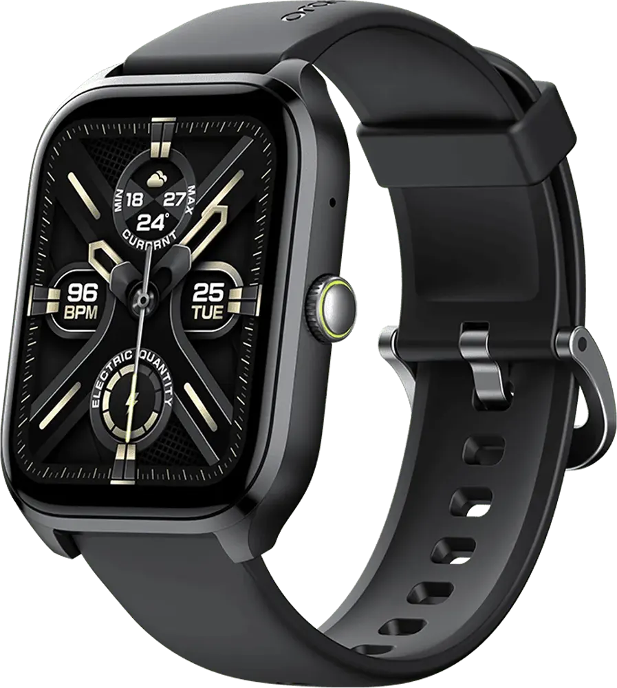 ساعة اورايمو الذكية 5 لايت ، شاشة 2.01 بوصةTFT ، بلوتوث ، مقاومة للماء ، كروم فاتح ، OSW-804