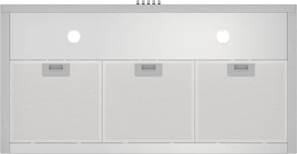 شفاط بلت ان هرمي باساب 90 سم، 3 سرعات، 3 فلاتر، استانلس ستيل، فضي، D004-90-IX