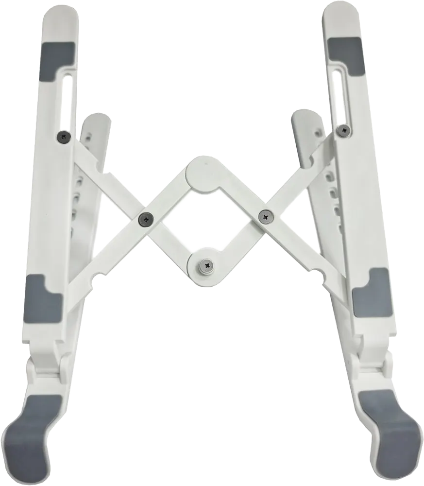 حامل لاب توب قابل للطي من جيجاماكس بلس، 7 مستويات، أبيض، GM-11