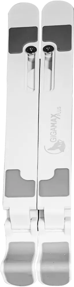 حامل لاب توب قابل للطي من جيجاماكس بلس، 7 مستويات، أبيض، GM-11