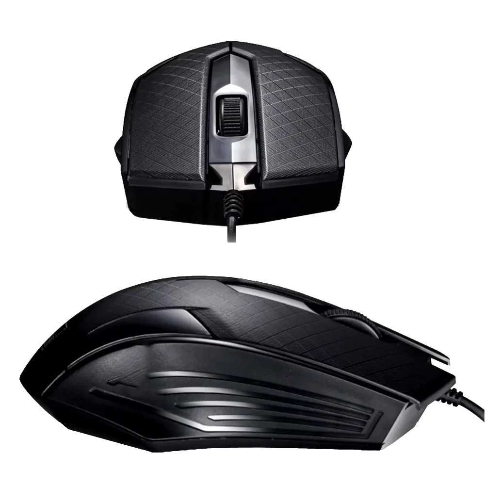 ماوس سلكي جيجاماكس بلس ، 1200 نقطة في البوصة ، 3 أزرار، أسود ، GM-4