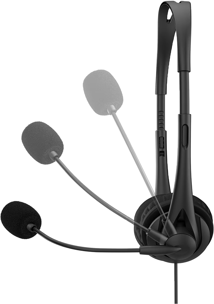 سماعة رأس سلكية اتش بي G2، صوت استريو، موصل usb، ميكروفون مدمج مع خاصية الغاء الضوضاء، أسود، HP23H - 428H5AA#ABB