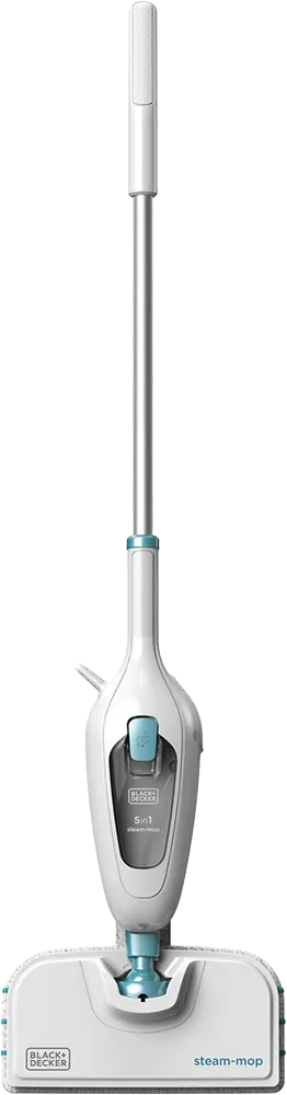 ممسحة كهربائية بالبخار بلاك اند ديكر، 1300 وات، 5 في 1، خزان 380 ملي، لون أبيض، FSMH13E5