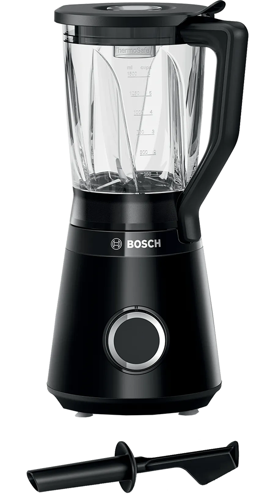 خلاط كهربائي بووش ، 1200 وات ، سعة 1.5 لتر ، سرعتان ، أسود ، MMB6172B