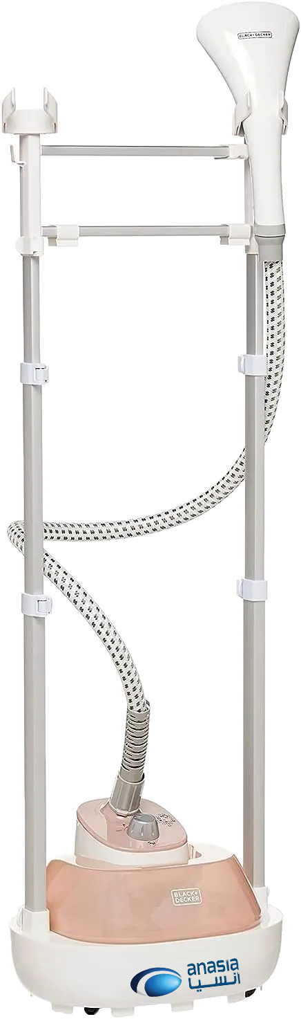 مكواة ملابس ستاند بالبخار من بلاك اند ديكر، 1785وات، سعة الخزان 2 لتر، 3 مستويات من البخار، ذهبي، GSTM2050(بضمان أنسيا)