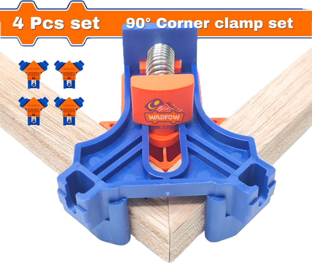 طقم كلامب  تجميع زوايا 45 درجة وادفو ، 4 قطع ،WCZ6E01