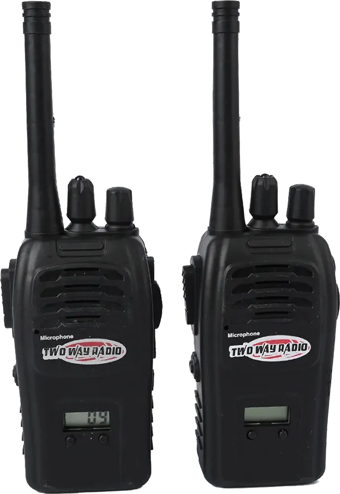 Two-Way Radio for Kids, Rechargeable, Black, Model JQ220-6C5