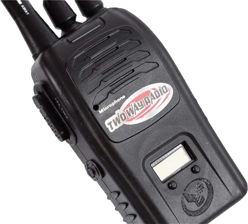 Two-Way Radio for Kids, Rechargeable, Black, Model JQ220-6C5