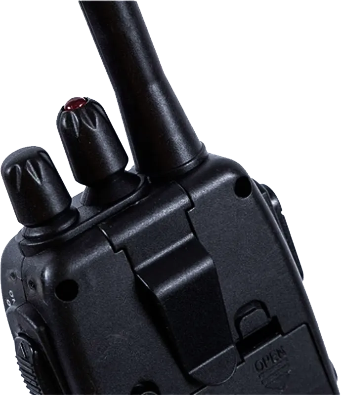 Two-Way Radio for Kids, Rechargeable, Black, Model JQ220-6C5