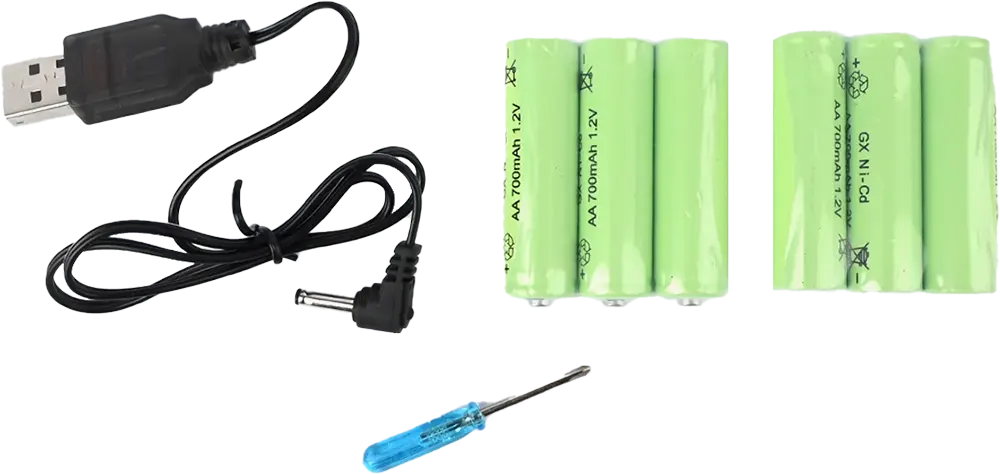 Two-Way Radio for Kids, Rechargeable, Black, Model JQ220-6C5