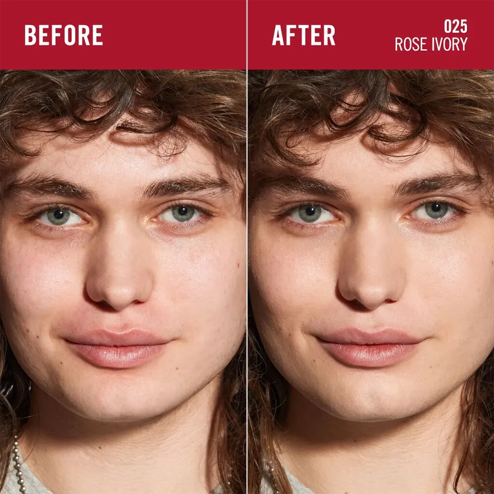 كريم اساس وكونسيلر ريميل مالتي تاسكر، 025 روز ايفوري