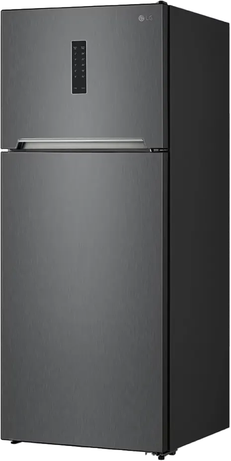 Refrigerator LG No Frost , 401 Liters, 2 Doors, Digital Display, Black, Model GTF402SBAN