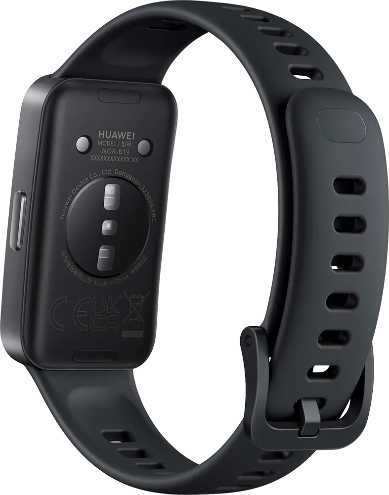 ساعة يد هواوي باند 10 ، شاشة اموليد تعمل باللمس 1.47 بوصة ، مقاومة للماء، سوار مطاطي ، هيكل بوليمر، بطارية تدوم حتى 14 يوم، أسود