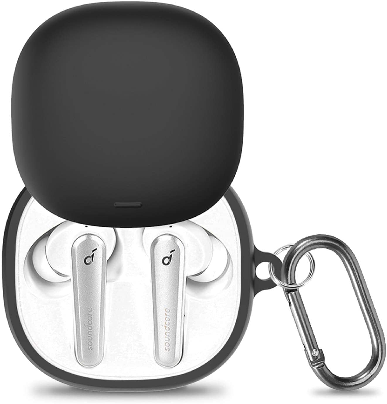 جراب  لسماعة أنكر اير برو، سيليكون، أسود