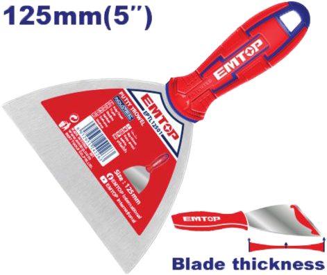 سكينة معجون امتوب، 5 بوصة، بيد كاوتش، EPTL12501