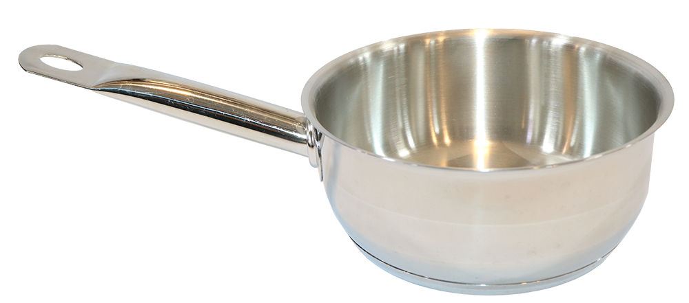 كسرولة استانلس ستيل بدون غطاء زينوكس ، مقاس 18 سم ، سيلفر