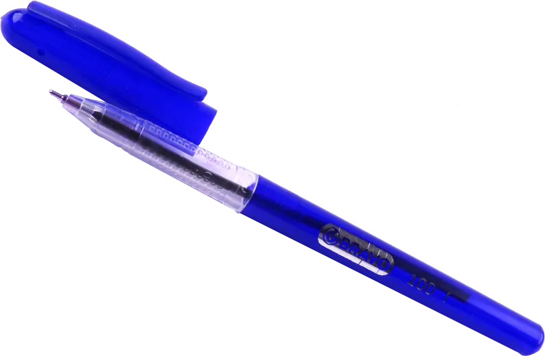 قلم جاف برافو 100، سُمك 0.7 ملي، أزرق