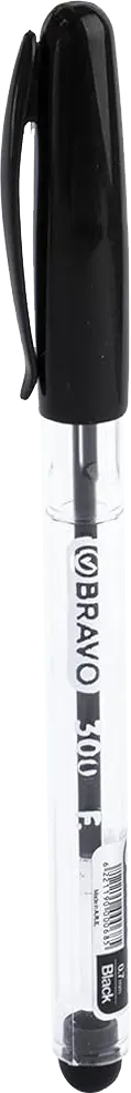 قلم جاف برافو 300، سُمك 0.7 ملي، أسود