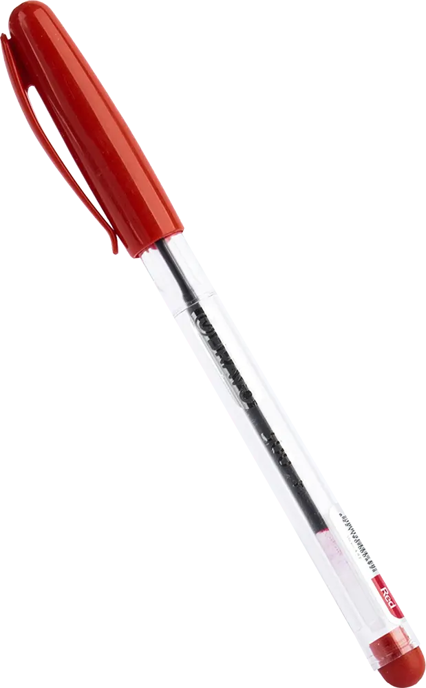 قلم جاف برافو 300، سُمك 0.7 ملي، أحمر