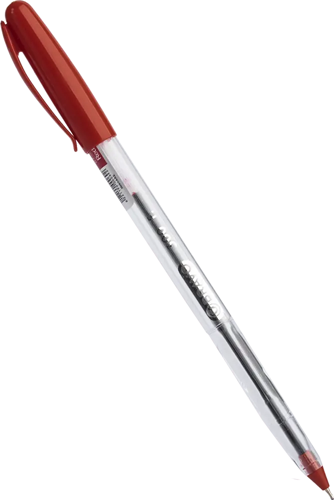 قلم جاف برافو 300، سُمك 0.7 ملي، أحمر