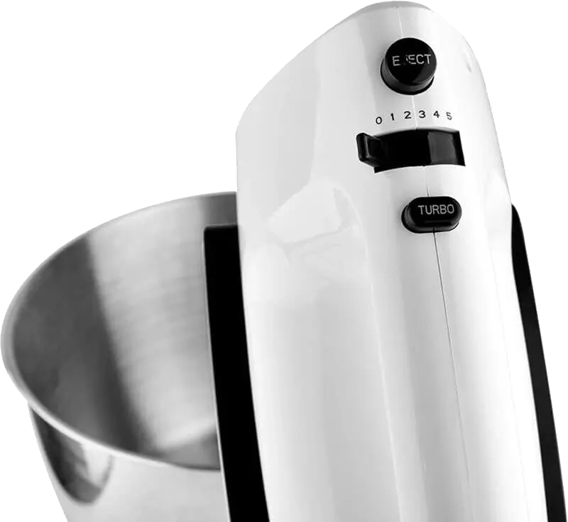 مضرب بيض بالعجان دي إس بي 300 وات، وعاء 4 لتر، ابيض ، موديل KM3015