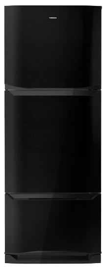 ثلاجة تورنيدو نوفروست ، 351 لتر ، 3 باب ، انفرتر ، أسود ، RF-45FTV-BK